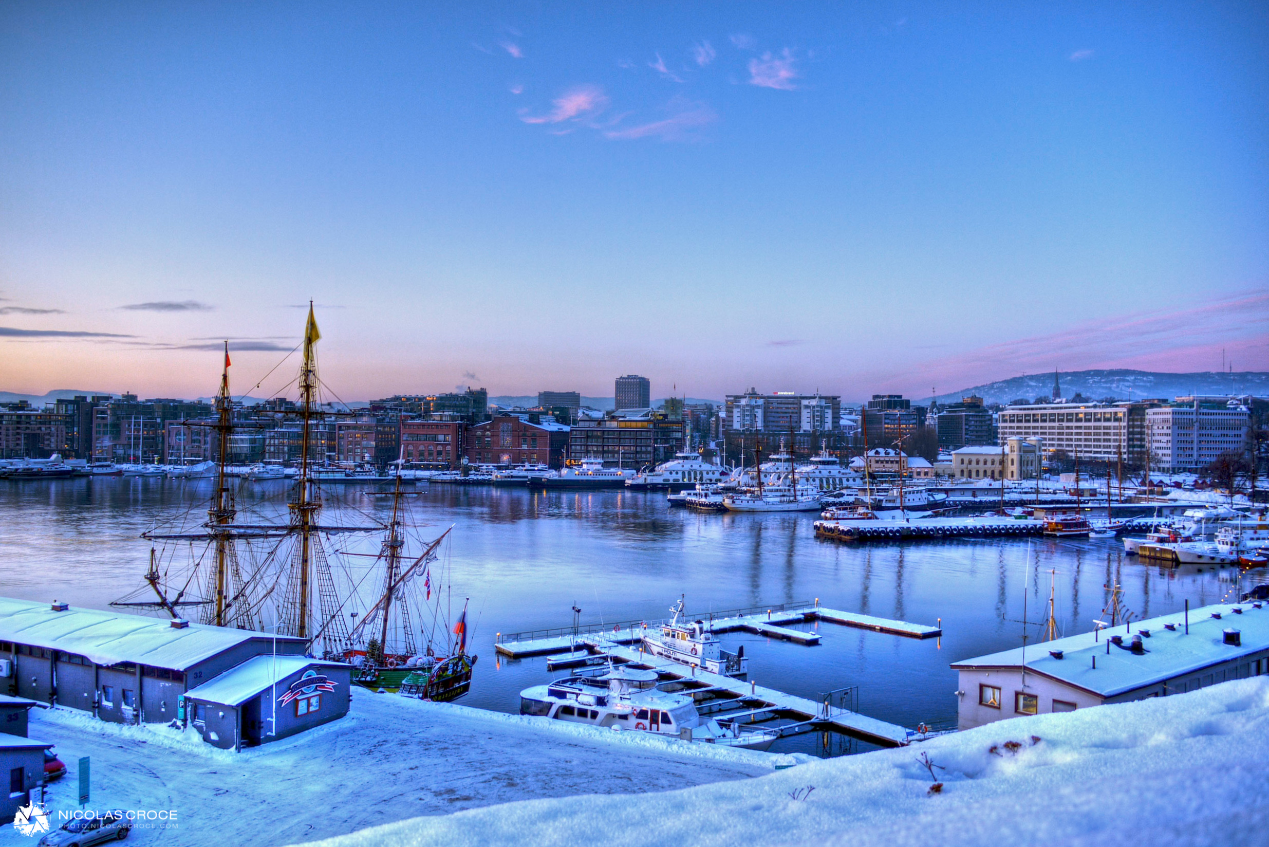 Oslo - Aker Bridge - HDR