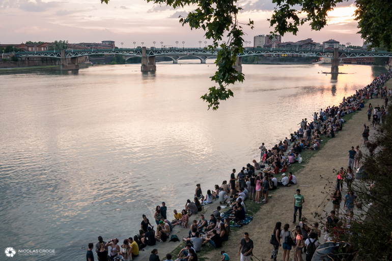 Toulouse - Fête de la musique - Berges de la garonne