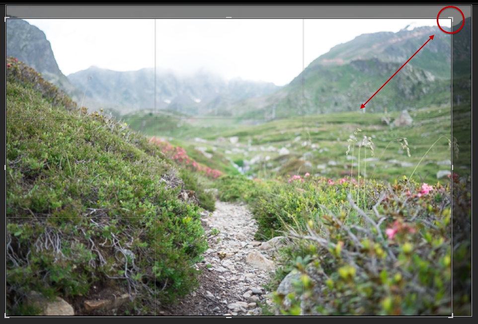 2 recadrage photo lightroom