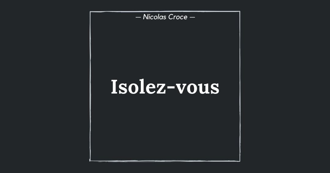 Isolez-vous