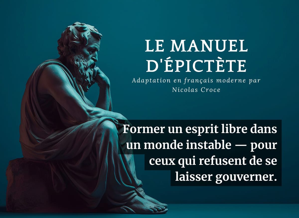 Le Manuel d'Épictète — Adaptation en français moderne