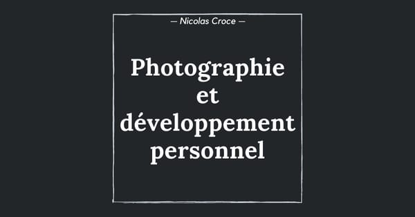 Photographie et développement personnel